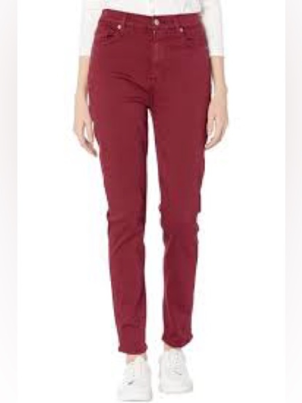 seven for all mankind women’s burgundy jeans